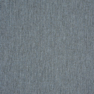 Herringbone, Pacific - Fabric Only